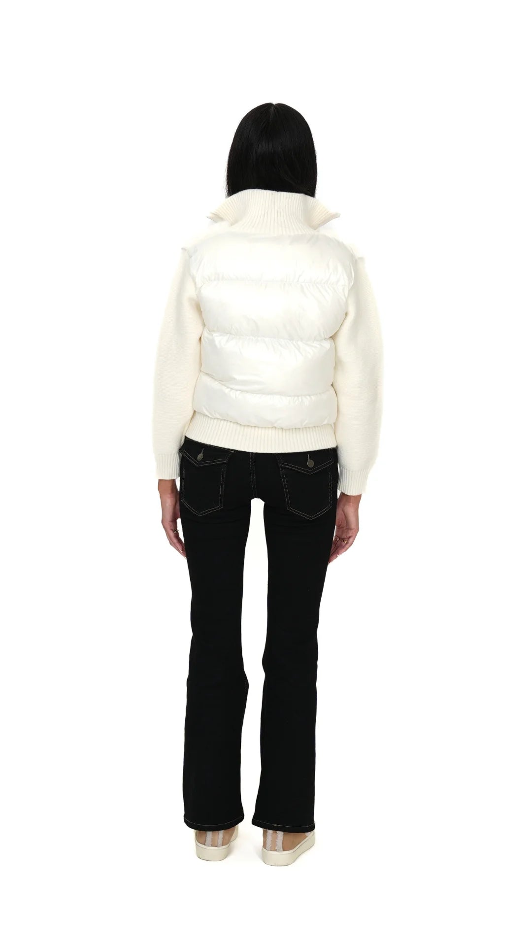 Padded Fur Cardigan