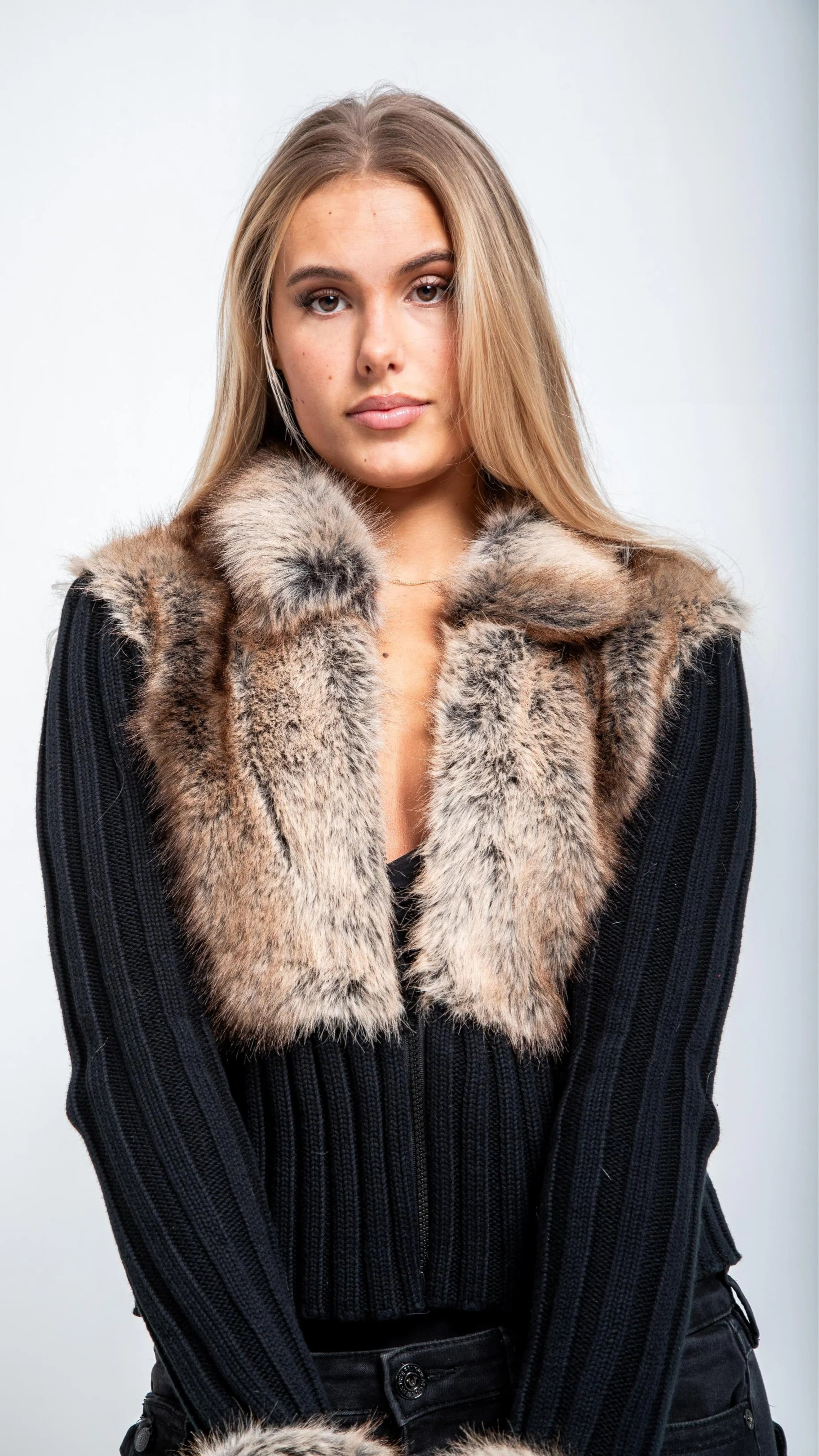 Castiro Fur Cardigan